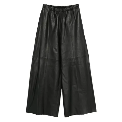 알리시 여성 블랙 가죽 팬츠 265125 A5003NE