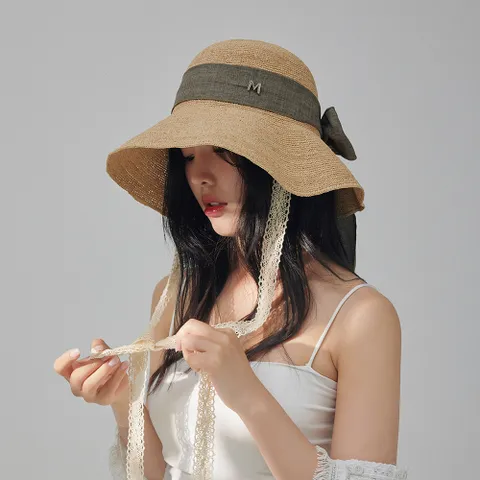 [최초가 120,000원] 클레르 라피아 플로피햇