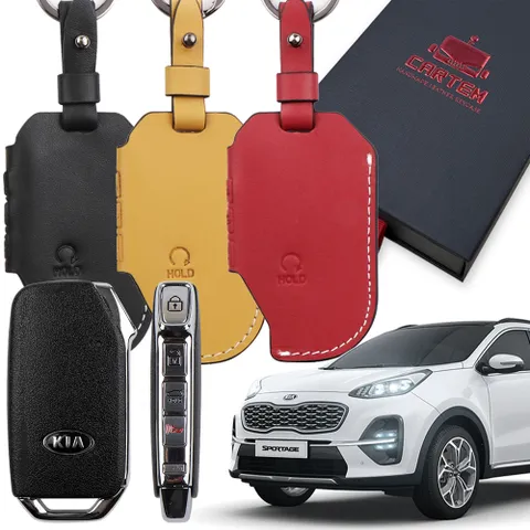 카템 스포티지 더볼드 장인 가죽 스마트 키케이스