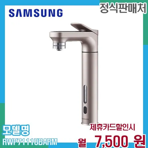 삼성 비스포크 정수기 메인 파우셋 약정 상품 RWP71110BARM 60개월 20500