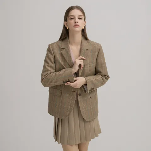 [최초가:219000원] 울 스탠다드 체크 자켓(JK-2779)