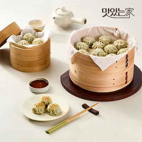 [45년 칼국수 명인 강남교자] 육즙 팡팡! 100% 국산 돈육! 교자만두 2팩(총 2Kg)