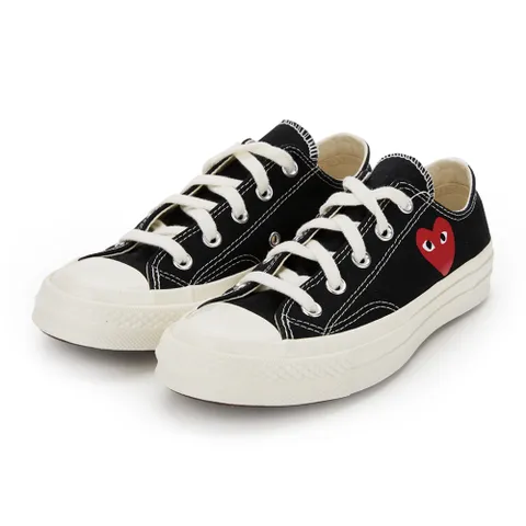 공용 하트 로고 블랙 스니커즈 AZ K128 001 1