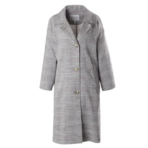 [롯데백화점]린넨블랜드 롱 자켓(FLMJ215)