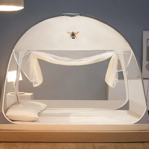 침대 원터치 모기장 인테리어모기장 텐트형모기장 접이식모기장 모기장텐트 침대모기장