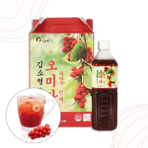 문경 오미자 열매 발효 진액 2000ml  2병