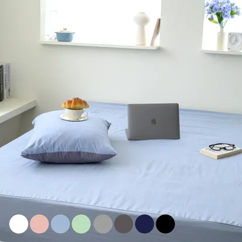 소프트 매트리스 커버 먼지없는 홑겹 침대시트 고무밴드 싱글 퀸 킹 패밀리 사이즈