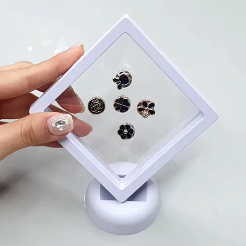 화이트 필름 pe 압화 케이스 액자 악세사리 액자 9x9 시즌헬로 PE필름 압화액자 TYDL