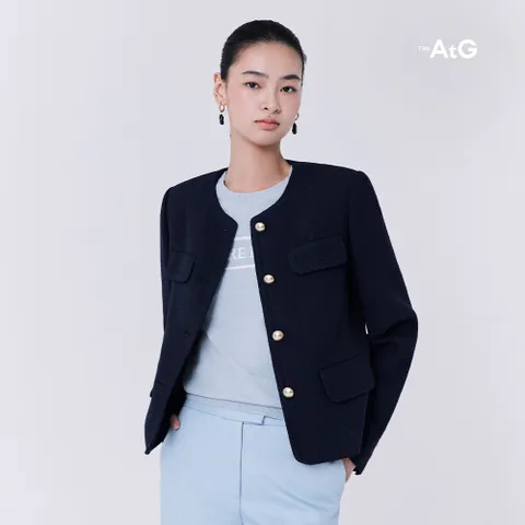 [최초가89,900원]더엣지 25SS 울혼방 트리옴프 자켓