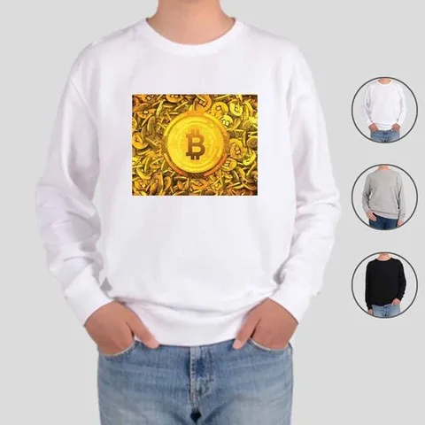 [하프클럽]  기모맨투맨 비트코인 알트코인 가상화폐 BITCOIN A4