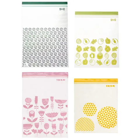 ISTAD 이스타드 지퍼백 대형 30장/위생팩/밀폐비닐/보관백/음식보관/주방용품