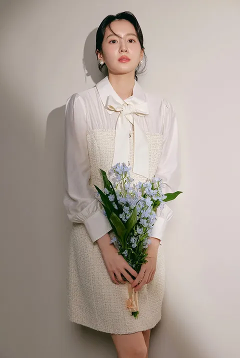 배색 트위드 미니원피스RMOWE12R16 431941