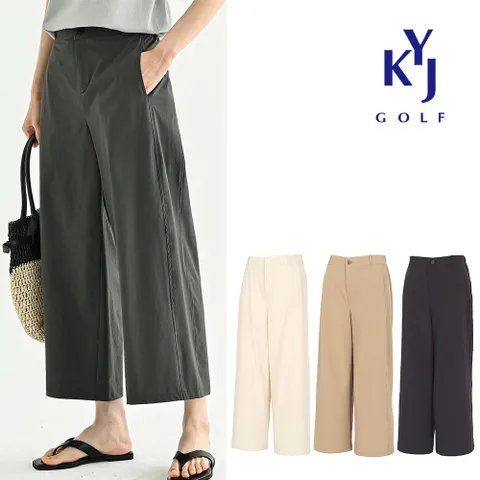 골프] 여름 고급 썸머스판 구김없는 기능성 여성 와이드 팬츠 DPMLSL88
