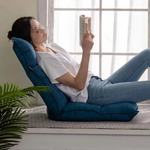 푹신한 접이식의자 개인 침대의자 더블스퀘어 카페의자 푹신한 개인 침대의자 더블스퀘어