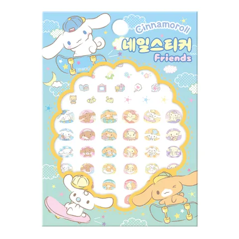 산리오캐릭터즈 시나모롤 네일스티커 프렌즈