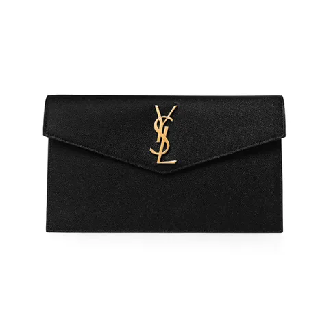 [롯데백화점][생 로랑](생로랑) YSL 금장로고장식 모노그램 업타운 캐비어 클러치백 5657391GF0J1000I
