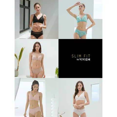 [하프클럽]  레이스 풀커버 노와이어 여성속옷세트 10종