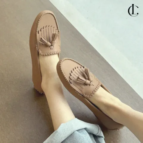 여성 로퍼 테슬 단화 데일리 드라이빙슈즈 플랫슈즈 LGE221