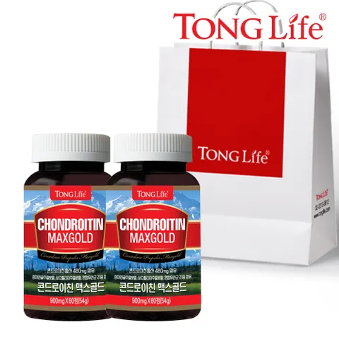 콘드로이친480mg 맥스골드-상어연골추출100%-2개월-2병 선물세트