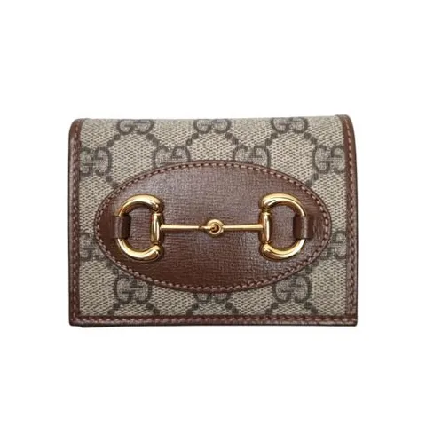 MUST IT_ 621887 92TCG 8563 브라운 홀스빗 GG 수프림 반지갑 [국내발송]