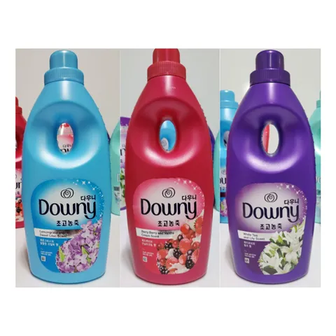 다우니 농축 섬유유연제 용기형 1L 3개 세탁용 향기로운냄새 좋은냄새 부드러운
