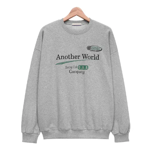 맨투맨 긴팔 프린트 라운드 티셔츠 SWV044