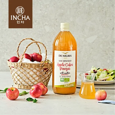 유기농 발효 사과초모식초 애플사이다비니거 비네거 애사비 1000ml