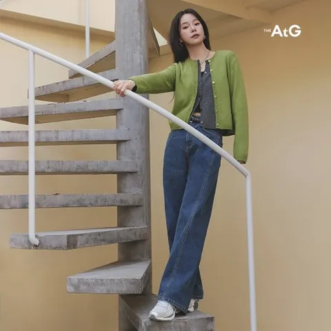 [최초가 69,900원] 25FW 커브드 와이드 데님