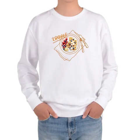 맨투맨 크로플 싱싱한 과일과 함께하는 와플과자 남자맨투맨 아동맨투맨 여자맨투맨