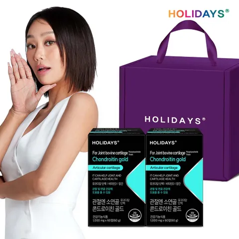관절엔 소연골 뮤코다당단백 콘드로이친 골드 60정 X 2박스 선물세트