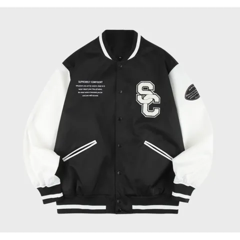 [롯데백화점][클라이드]남여 frank sotne 레터링 부클 자수 바시티자켓 스타디움 야구 점퍼 FNCJP304U