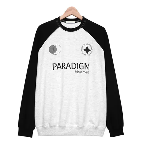 맨투맨 긴팔 프린트 라운드 티셔츠 SWV046