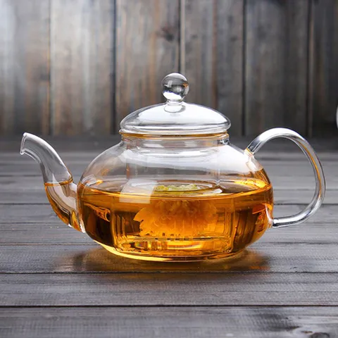 차우림주전자 일체형 유리 차포트 1L 차우리기 주전자 티팟 티포트 차주전자