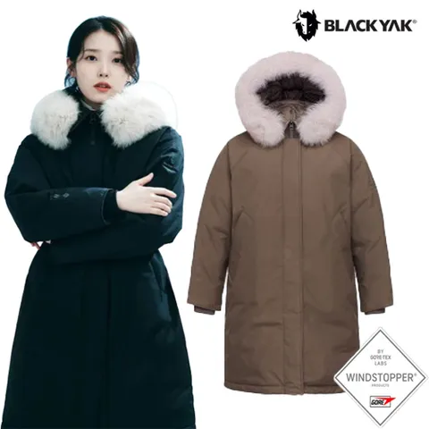 25FW 여성 롱 기장 야상 방풍 패딩자켓 히마WSP롱다운자켓2 1BYPAWU504