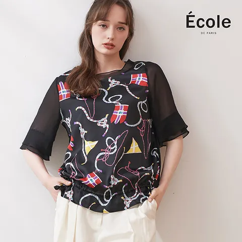 [하프클럽]  25SS 핫썸머 크루즈 티블라우스 3종