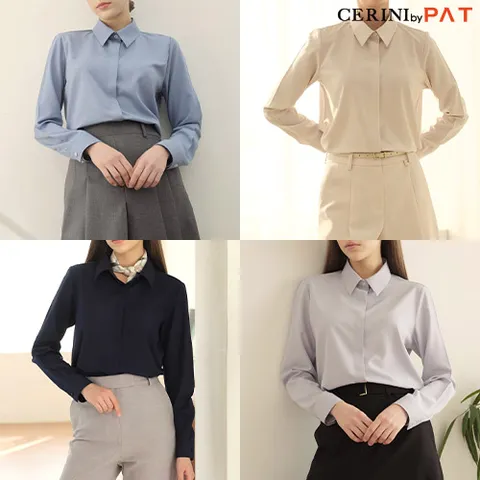 [CERINI by PAT] 여성 워셔블 발수 기능성 블라우스 1종 24f