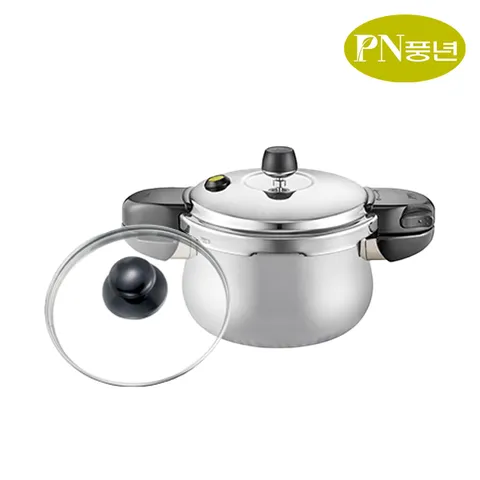 국산 통3중 인덕션&가스 2인용 압력솥 2L / 하이클래드 뉴하이브IH 압력밥솥 미니 소형 누룽지 스텐