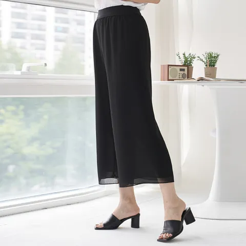 엄마옷  쉬폰와이드 여성바지 팬츠-RPN2505046-
