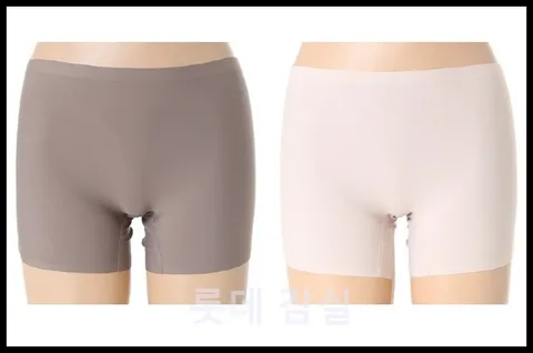 무봉제 심리스 여성사각팬티 2매입세트 BP0702 428519