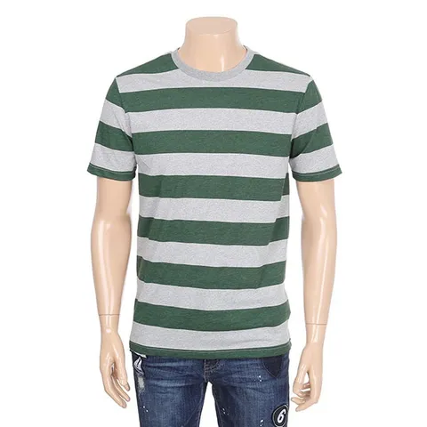 남녀공용 줄무늬 반팔 티셔츠 YTE432