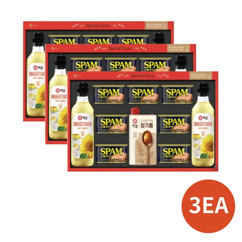 [최신생산/당일출고]   스팸 선물세트 - 특별한선택 N호 X 3개 (25년 설 명절 선물)