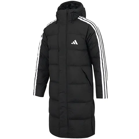 [하프클럽]  3-스트라이프 레귤러 핏 롱 다운 코트 (JZ8731)