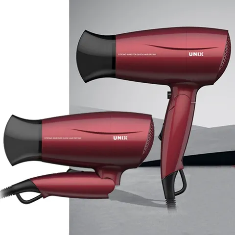 유닉스 이온 접이식 드라이기 1600W 3단 헤어드라이어 휴대용드라이기 헤어드라이기