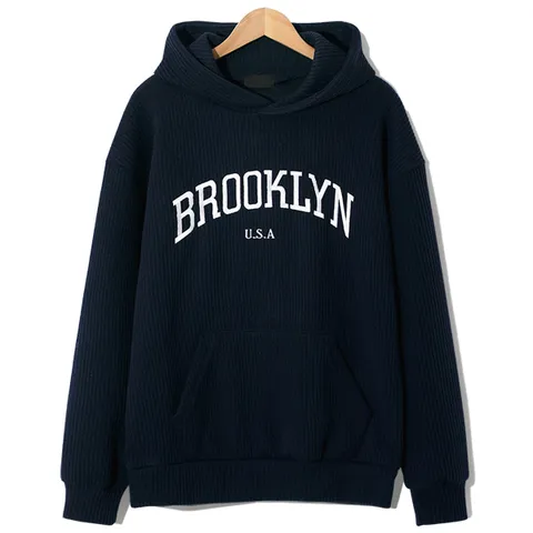 [MNC] 브루클린 오버핏 니트후드티 MDHD390CM