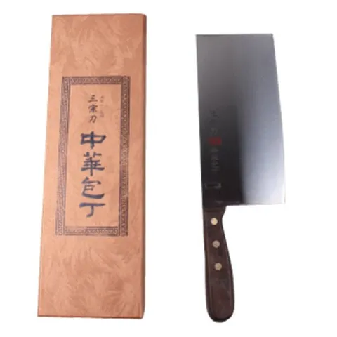 국내산 삼종도 중식도 사각 조리용칼 식당용칼 20cm 중식칼 중식도 사각칼 중국요리칼 일본칼