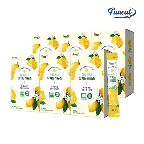 하루하나 유기농 레몬착즙 14포 x 6박스