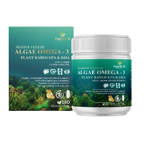[해외직구]헬스앤 해조류 오메가3 1000mg 180정