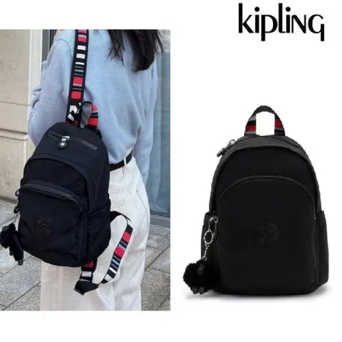 키플링 데일리 미니백팩 델리아 미니 블랙누아STR  KPABA19 BKNS-JS 428519