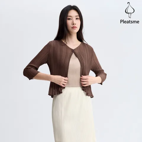 [최초가 138000원] 에어리 미니 플리츠 볼레로 가디건_EPCDF025003