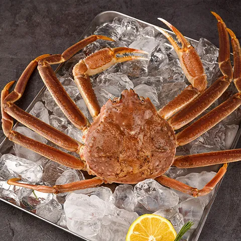 살이 꽉 찬 러시아대게 자숙 중량별 마리별
